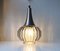 Vintage Onion-Shaped Optical Glass Pendant Lamp from Orrefors, 1970s 1