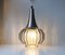 Vintage Onion-Shaped Optical Glass Pendant Lamp from Orrefors, 1970s, Image 1