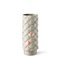 Plumage Hand-Decorated Grey and Pink Vase by Cristina Celestino for BottegaNove 1