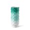 Vase Plumage Décoré à la Main Blanc et Vert par Cristina Celestino pour BottegaNove 1