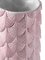 Plumage Hand-Decorated White and Pink Faded Vase by Cristina Celestino for BottegaNove 2