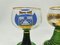 Grands Verres Décorés et Colorés, Allemagne, 1960s, Set de 10 10