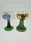 Grands Verres Décorés et Colorés, Allemagne, 1960s, Set de 10 11