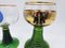 Grands Verres Décorés et Colorés, Allemagne, 1960s, Set de 10 9