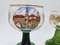 Grands Verres Décorés et Colorés, Allemagne, 1960s, Set de 10 13