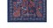 Suzani Tapestry in Blue Silk with Pomegranates Decor 5