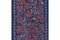 Suzani Tapestry in Blue Silk with Pomegranates Decor 6