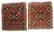 Antique Armenian Karabakh Handmade Bagface Rugs, 1880s, Set of 2 1