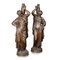 JL Maillet, Figurative Skulpturen, Ende 1800, Bronzen, 2er Set 1