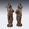 JL Maillet, Figurative Skulpturen, Ende 1800, Bronzen, 2er Set 43