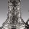 Large Antique German Silver and Cut Glass Wine Jugs, 1900, Set of 2 19