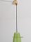 Italian Green Glass Lamp with Brass, 1960s, Image 7