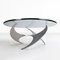 Vintage Propeller Couchtisch aus Aluminium & Glas von Knut Hesterberg für Ronald Schmitt, 1960er 3