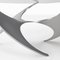 Vintage Aluminium and Glass Propeller Coffee Table attributed to Knut Hesterberg for Ronald Schmitt, 1960s, Image 5