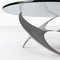 Vintage Propeller Couchtisch aus Aluminium & Glas von Knut Hesterberg für Ronald Schmitt, 1960er 4