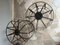 Late 19th Century Brazier Clothes Drying Racks in Wrought Iron, 1890s, Set of 2 4