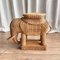 Piedistallo vintage a forma di elefante in vimini e vimini nello stile di Vivai Del Sud, anni '60, Immagine 2
