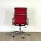 Chaise de Bureau Ea 219 en Cuir Rouge par Charles & Ray Eames pour Vitra 5