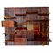 Scandinavian Modular Wall Shelf in Rosewood attributed to Poul Cadovius for Cado, 1960s 1