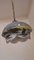 Antike deutsche Deckenlampe mit weißem Glasschirm, 1920er 7
