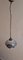 Antike deutsche Deckenlampe mit weißem Glasschirm, 1920er 2