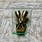 Geschwungene italienische Mid-Century Wandlampen aus Glas, 1950er, 2er Set 10