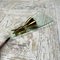 Geschwungene italienische Mid-Century Wandlampen aus Glas, 1950er, 2er Set 6