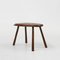 Taburete Wabi Sabi Mid-Century de roble, 1850, Imagen 1