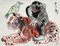 Andrzej Fogtt, Monkey on a Tiger, 2019, Pastel & Paper 7