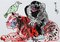 Andrzej Fogtt, Monkey on a Tiger, 2019, Pastel & Paper 1