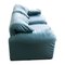 Blaues Maralunga Sofa von Vico Magistretti für Cassina, 2000er 3