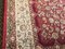 Large Vintage Red Silk Rug 3