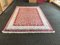 Large Vintage Red Silk Rug 1