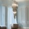 Large Murano Glass Trilobi Spiral Chandelier, 1970s, Image 4