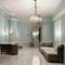 Large Murano Glass Trilobi Spiral Chandelier, 1970s, Image 5
