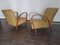 Fauteuils Art Déco en Bois Courbé et Velours, 1940s, Set de 2 4