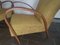 Fauteuils Art Déco en Bois Courbé et Velours, 1940s, Set de 2 7