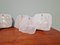 Frosted Glass Wall Lights from Kalmar, 1960s, Set of 2 5