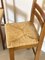 Set of Wooden Bar Stools in Straw, 1980s 9
