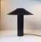 Black Danish Minimalist Table Lamp by Hans Schwazer for Royal Copenhagen, 1970s, Image 4