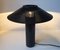 Black Danish Minimalist Table Lamp by Hans Schwazer for Royal Copenhagen, 1970s 6