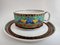 Le Voyage De Marco Polo Tea Cup and Saucer from Rosenthal Meets Versace, 1993 1