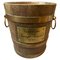 French Oak Wood and Brass Wine Cooler by Geraud Lafitte for George Goulet, 1940s 1