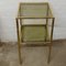 Vintage Hollywood Regency Telefonsitz aus Messing & Bambusimitat, 1970er 6