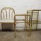 Vintage Hollywood Regency Telefonsitz aus Messing & Bambusimitat, 1970er 9