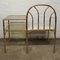 Vintage Hollywood Regency Telefonsitz aus Messing & Bambusimitat, 1970er 3