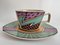 Flash One Coffee Cup with Saucer by Dorothy Hafner for Rosenthal, Germany, 1980s, Set of 2 3