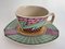 Flash One Coffee Cup with Saucer by Dorothy Hafner for Rosenthal, Germany, 1980s, Set of 2 1