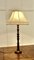 Tall French Turned Oak Table Lamp, 1920s 7