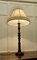 Tall French Turned Oak Table Lamp, 1920s 6